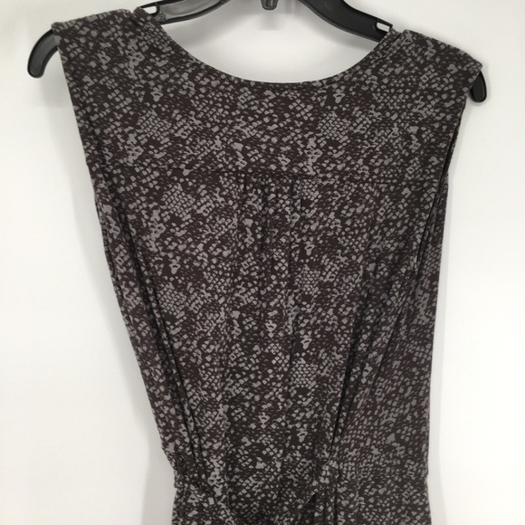 Loft Snakeskin Print Wrap Dress - Picture 6 of 9